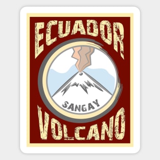 Volcán Sangay Ecuador Magnet